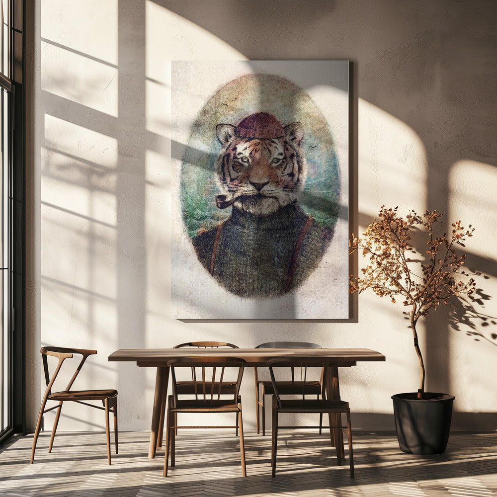 Gentleman Tiger | Canvas