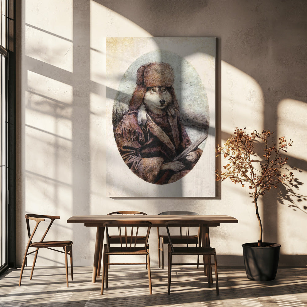 Der Jägerwolf | Leinwand