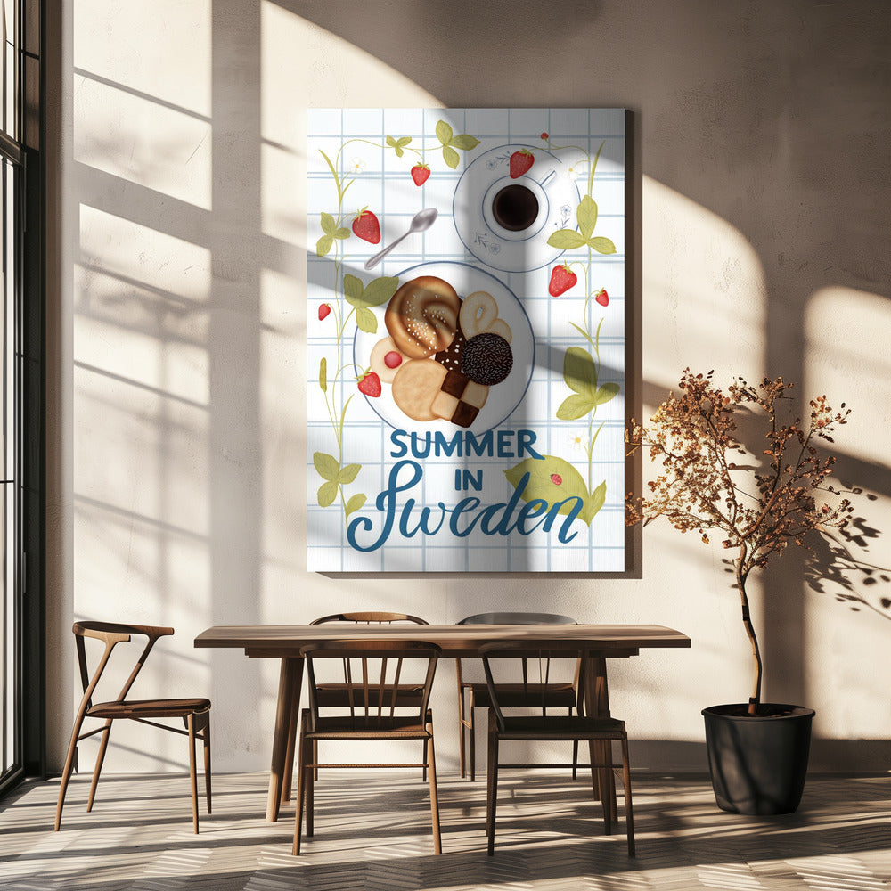 Sommer in Schweden | Leinwand