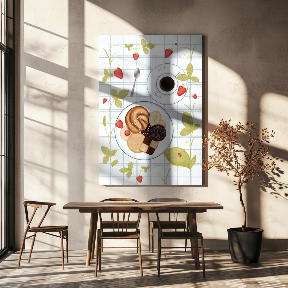 Fika in Schweden | Leinwand