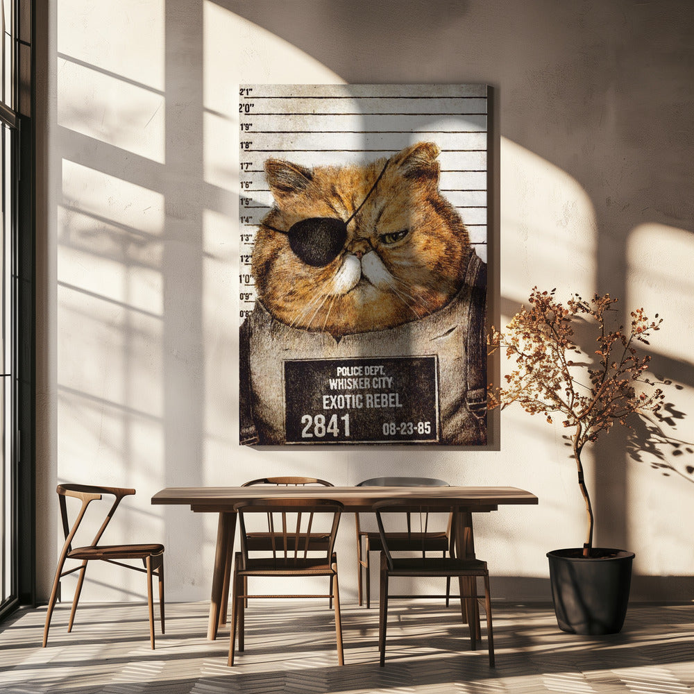 Lustige Katze | Leinwand