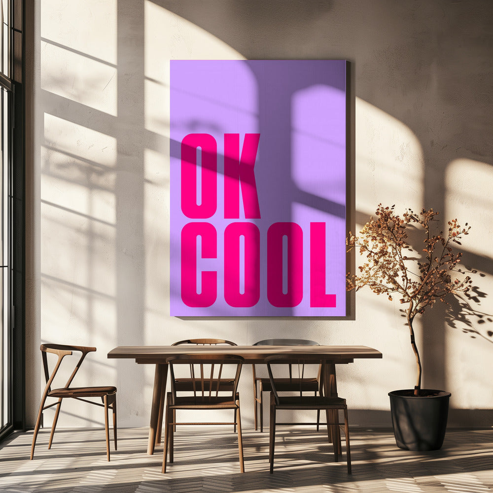 Bold Pink Statement | Canvas