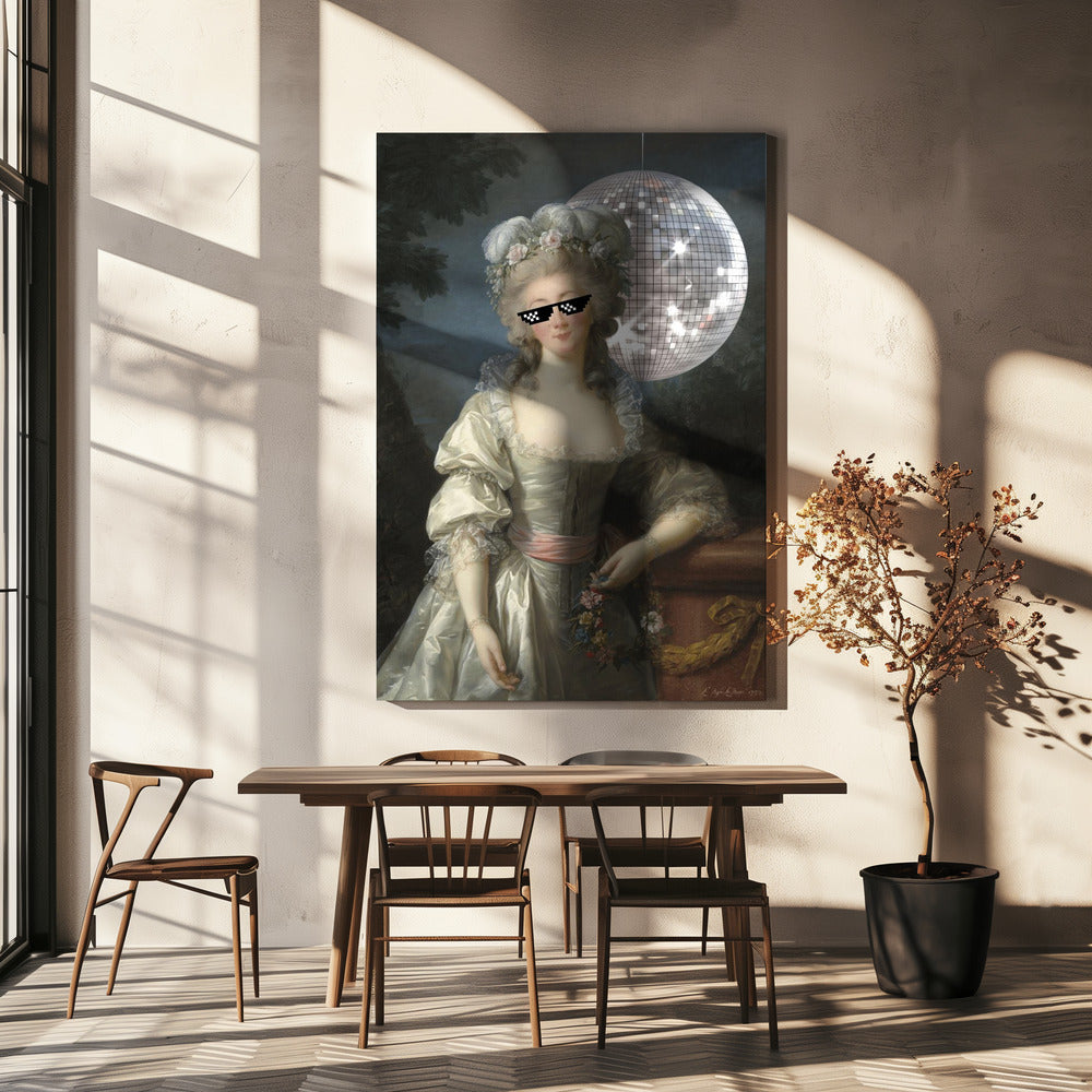 Disco-Prinzessin | Leinwand