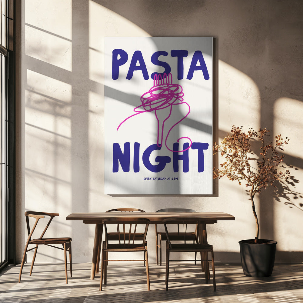 Pasta-Feier | Leinwand