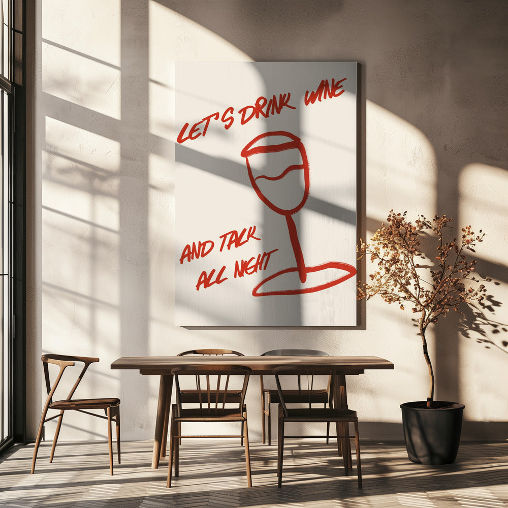 Wine & Words Unwind | Canvas