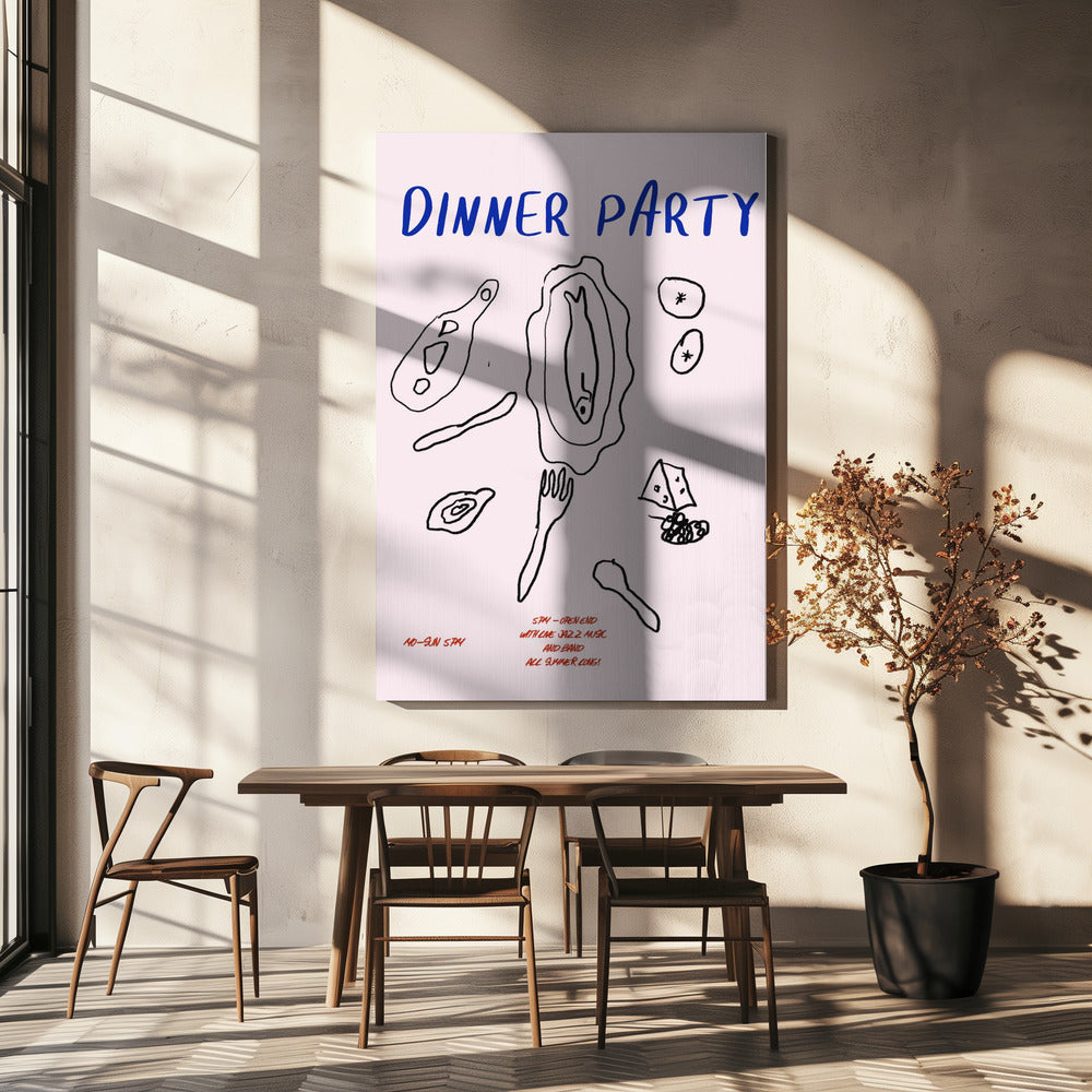 Minimalist Feast | Canvas