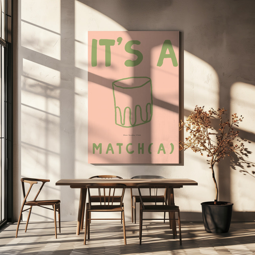Matcha Vibes | Leinwand