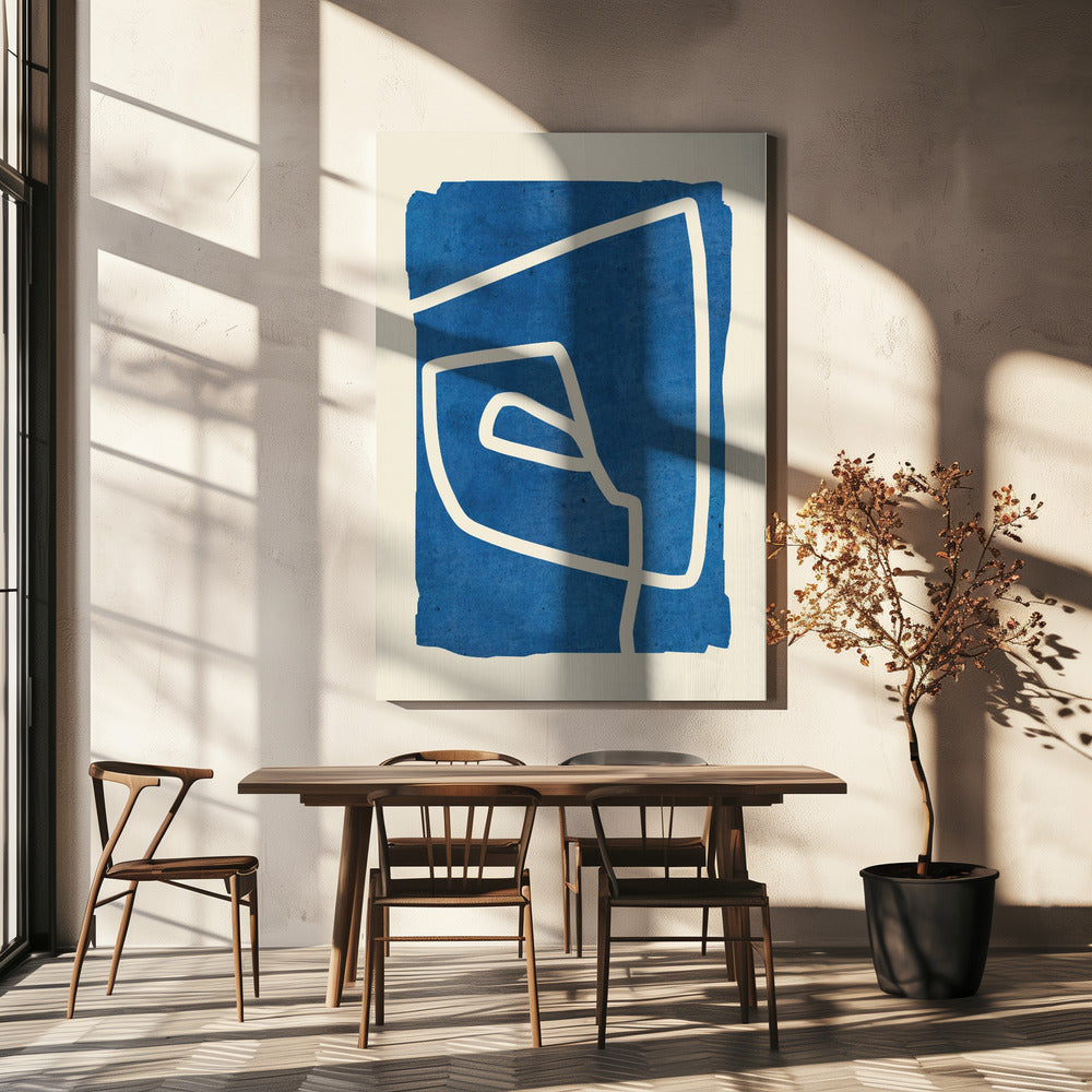 Blue Spiral Dance | Canvas