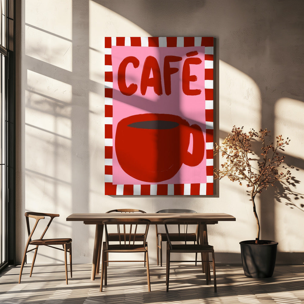 Café Vibe Delight | Leinwand