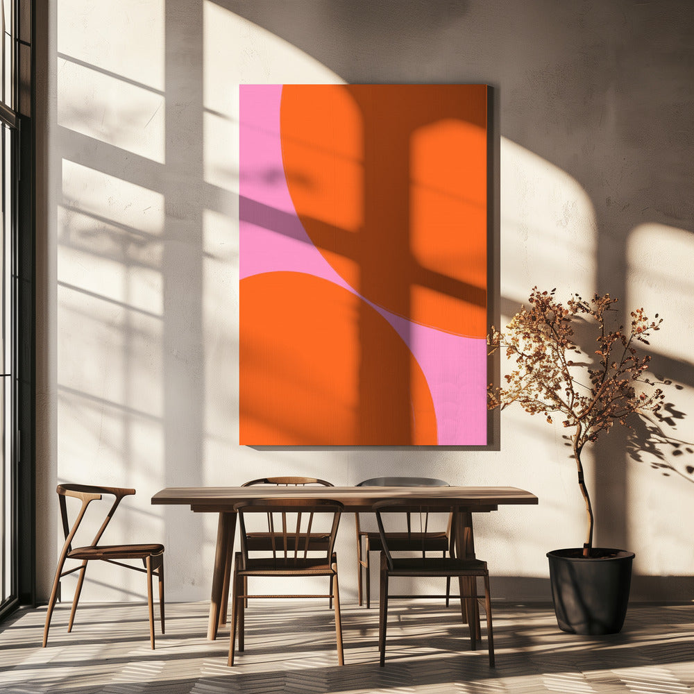 Fette Kreise tanzen | Leinwand
