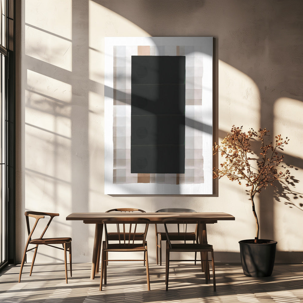 Monochromes Mosaik | Leinwand