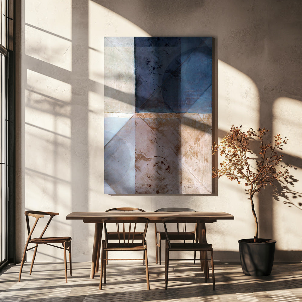 Abstraktes geometrisches Muster | Leinwand