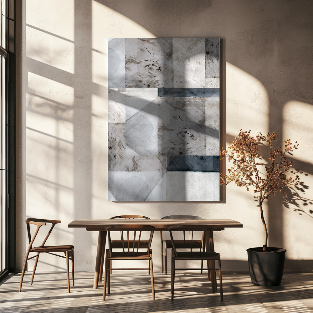 Abstraktes geometrisches Muster | Leinwand