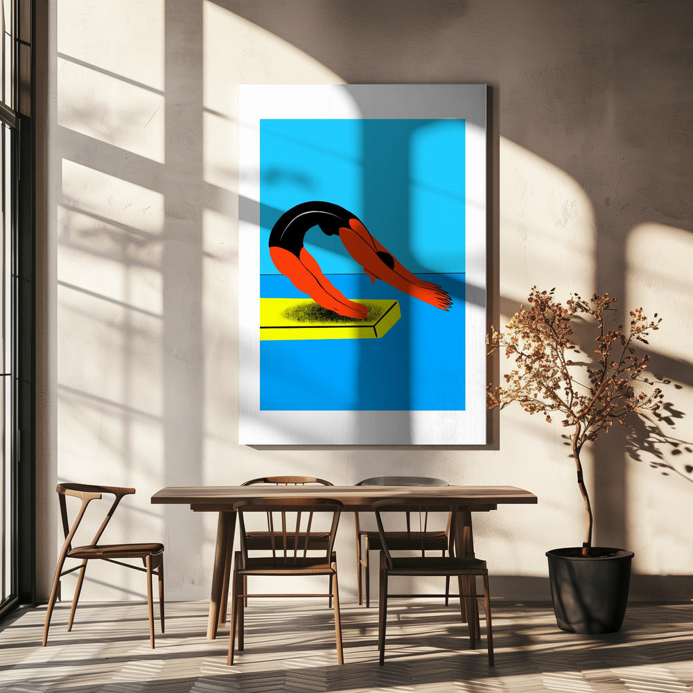Schwimmer | Leinwand
