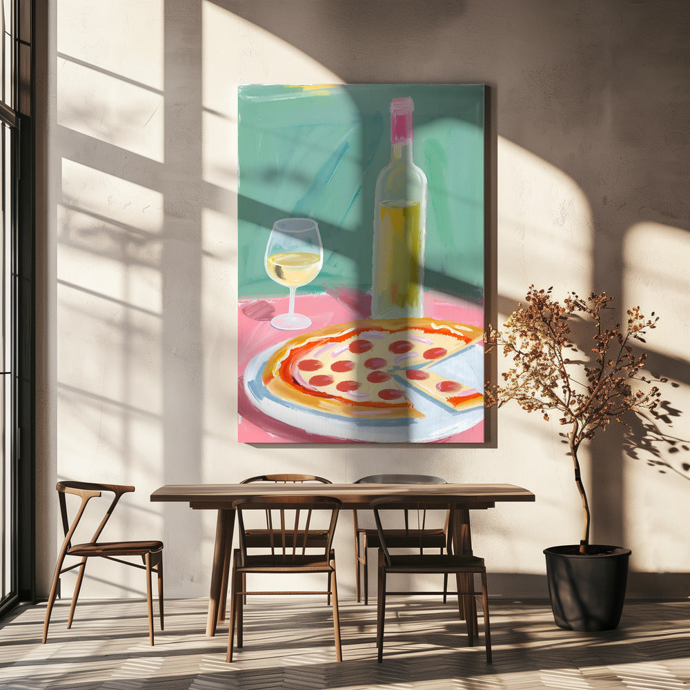 Pizza et Vino | Canvas