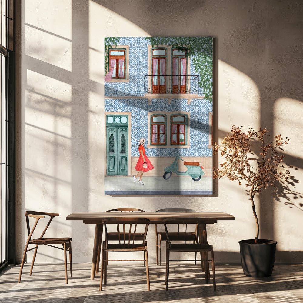 Lissabon Stadt | Leinwand