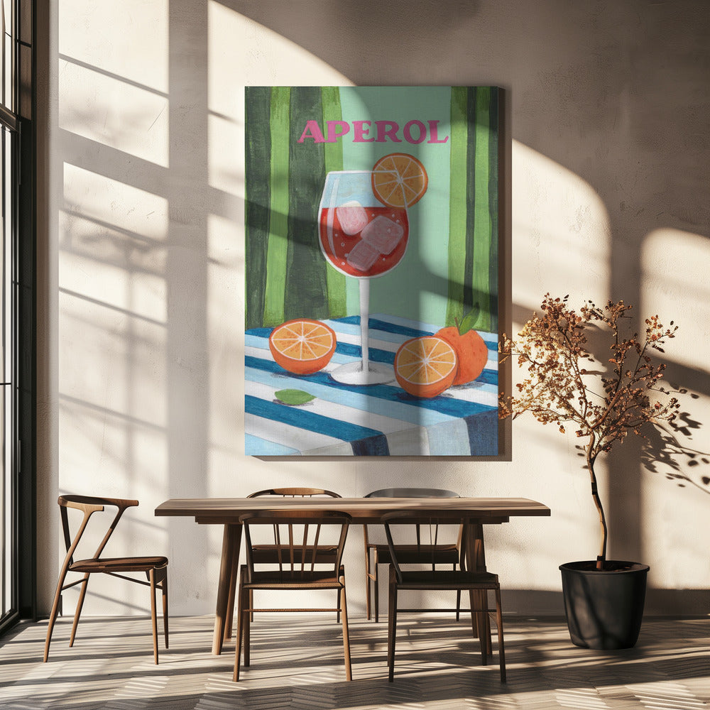 Aperol Spritz Cocktail | Leinwand