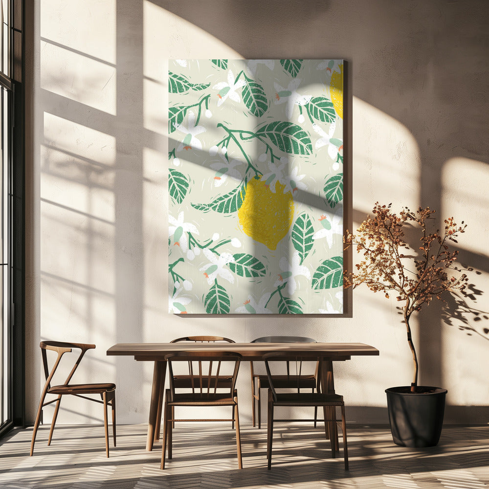 Zitronenbaumblüten | Leinwand