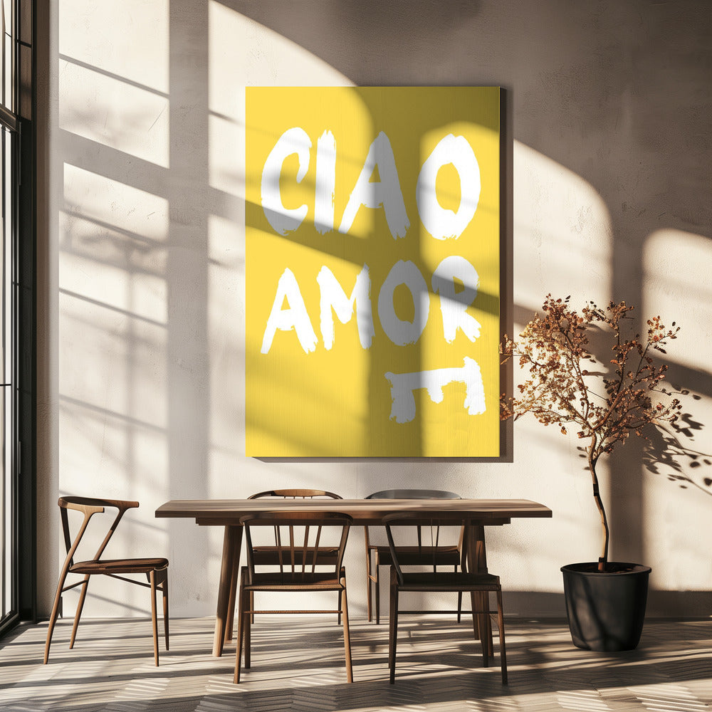 Moderne Typografie und lebendige Farben | Leinwand