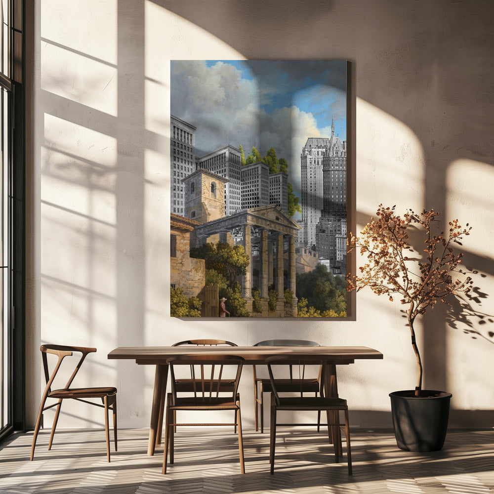 The Temple of Hercules | Canvas