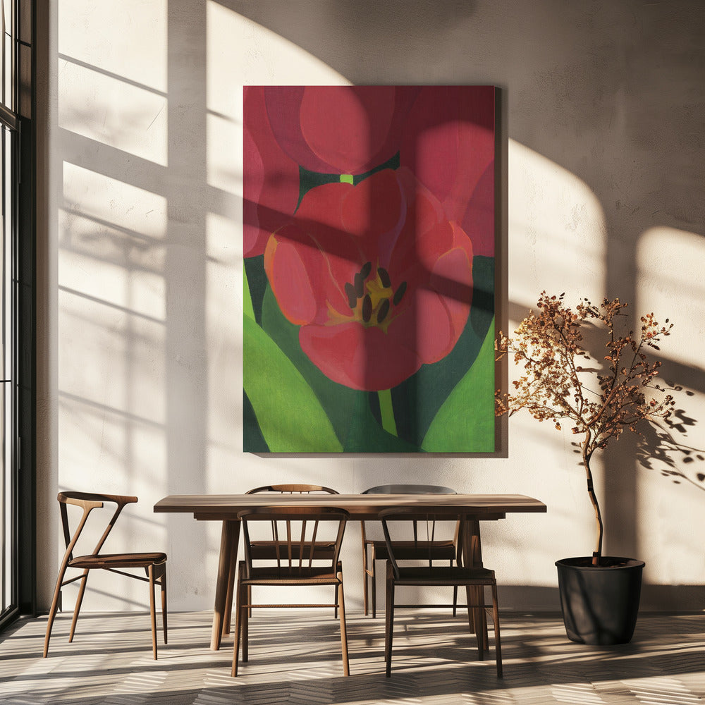 Liten Röd Tulpan | Canvas