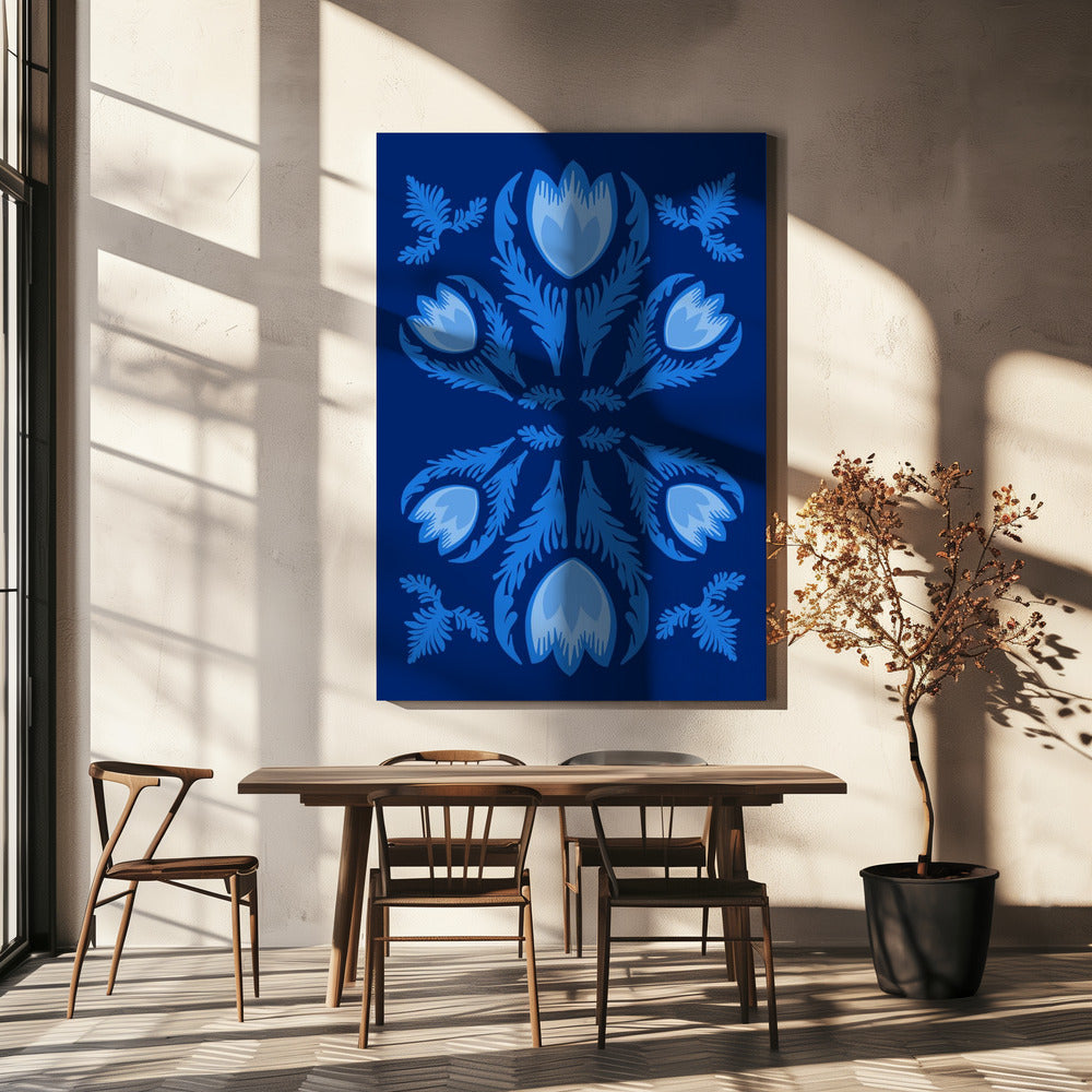 Graphic Florals Lumnious Tulips | Canvas