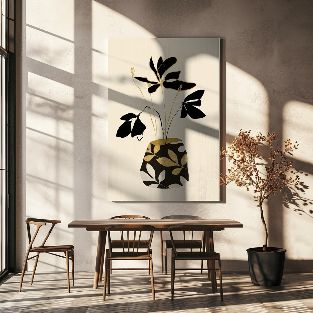 Abstrakte Blumen | Leinwand