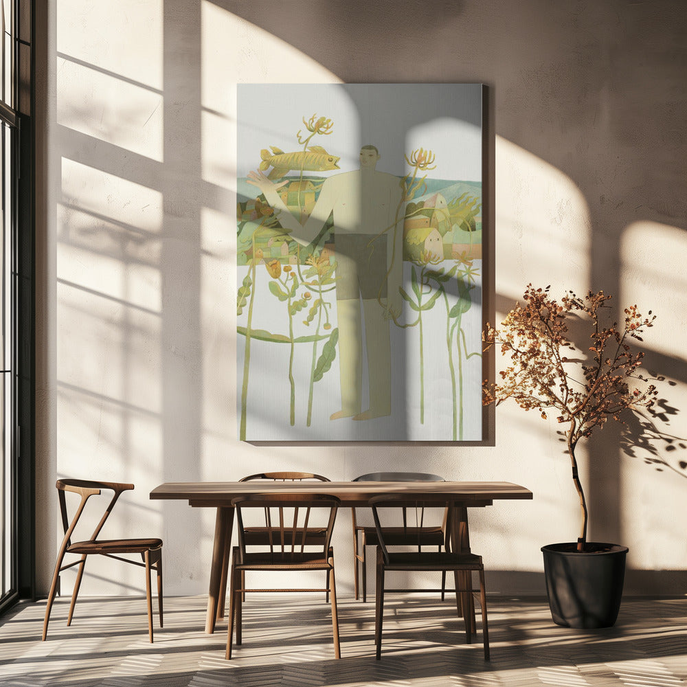 In meinem Garten | Leinwand