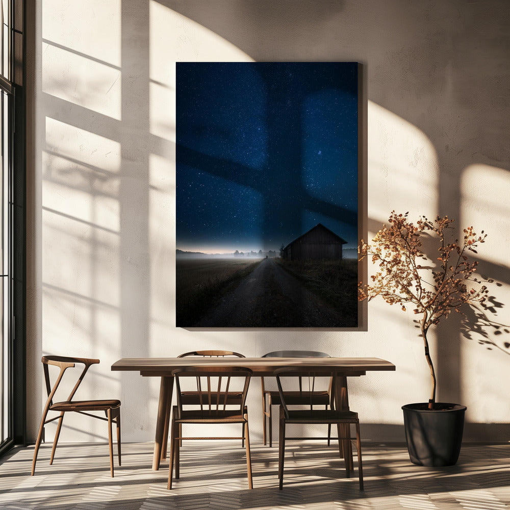 Ich gehe allein | Leinwand