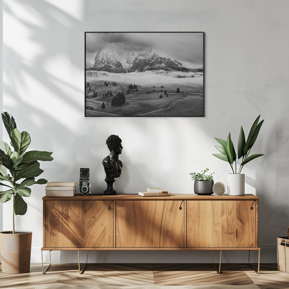 Foggy Dolomites | Poster