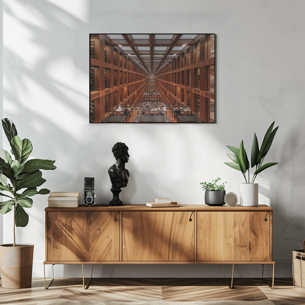 Bibliothek in Berlin. | Poster