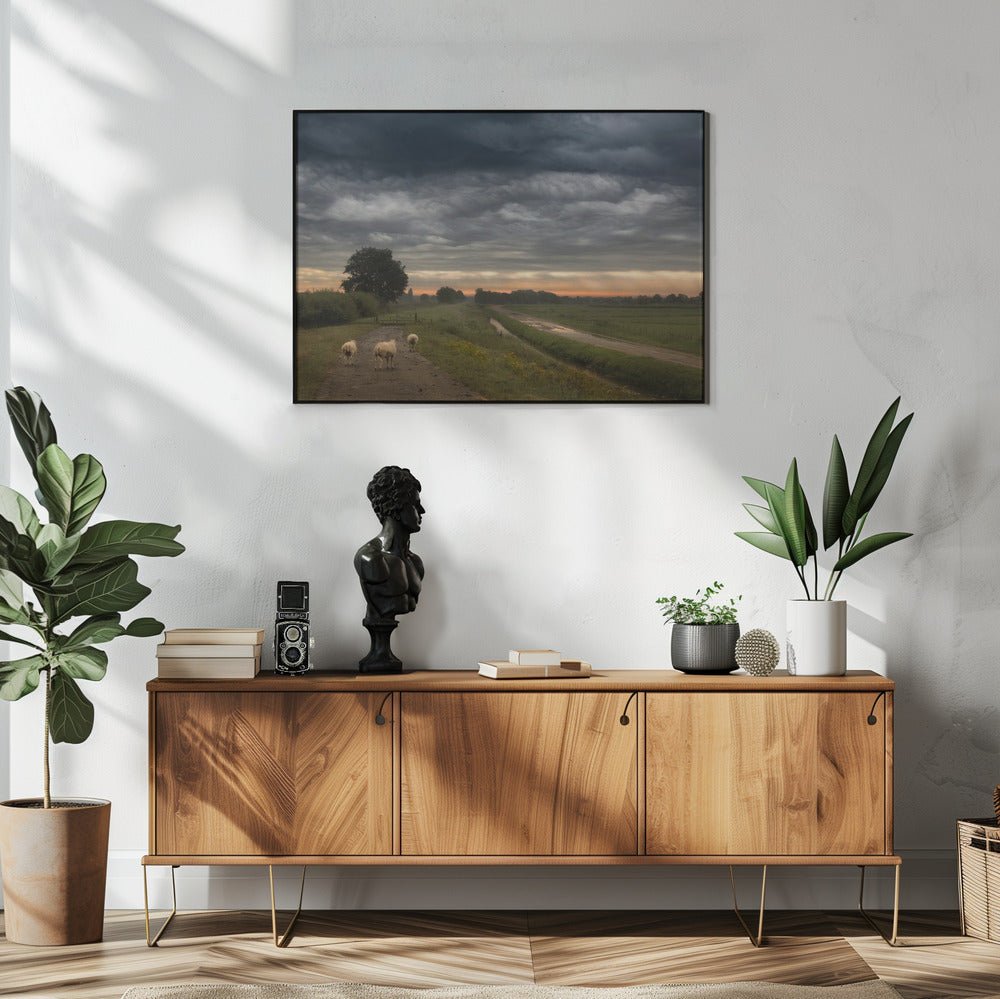 Waving clouds | Poster