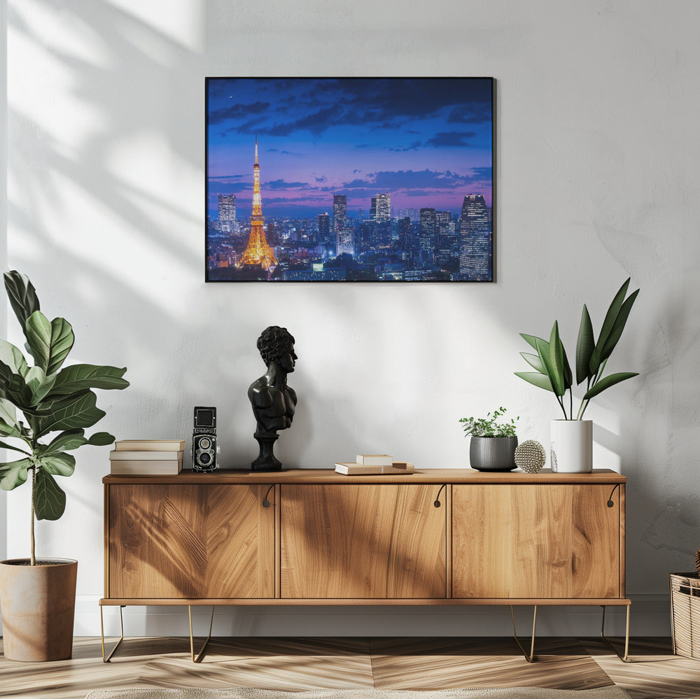Tokio Nachtansicht | Poster