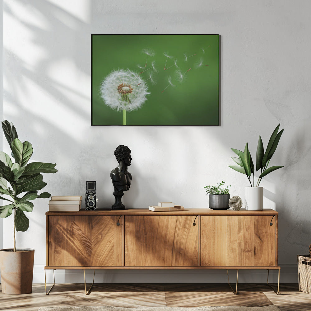 Dandelion Blowing | Poster