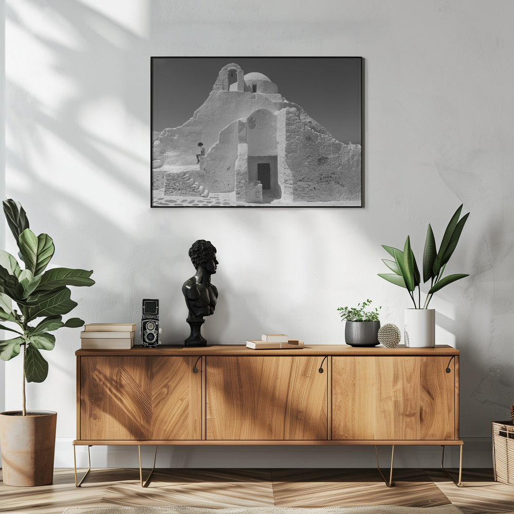Paraportiani,Mykonos, Greece | Poster