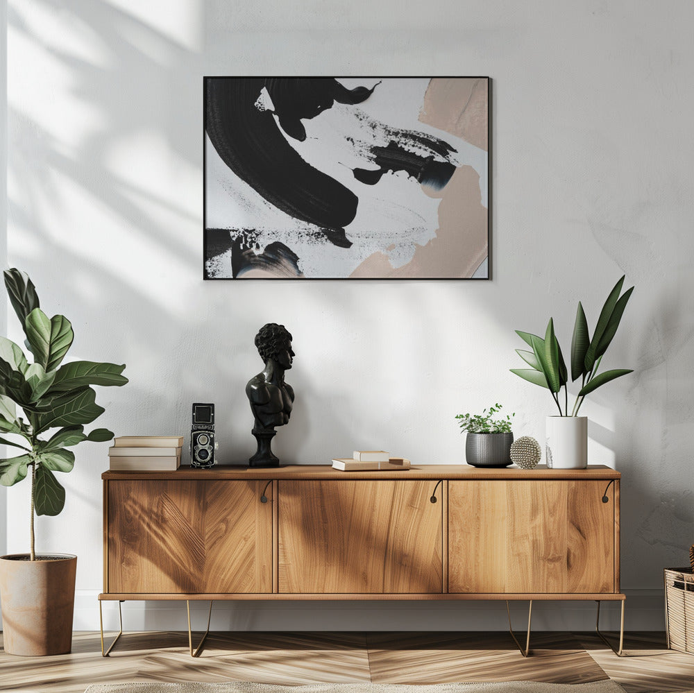 Schwarz und Nackt | Poster