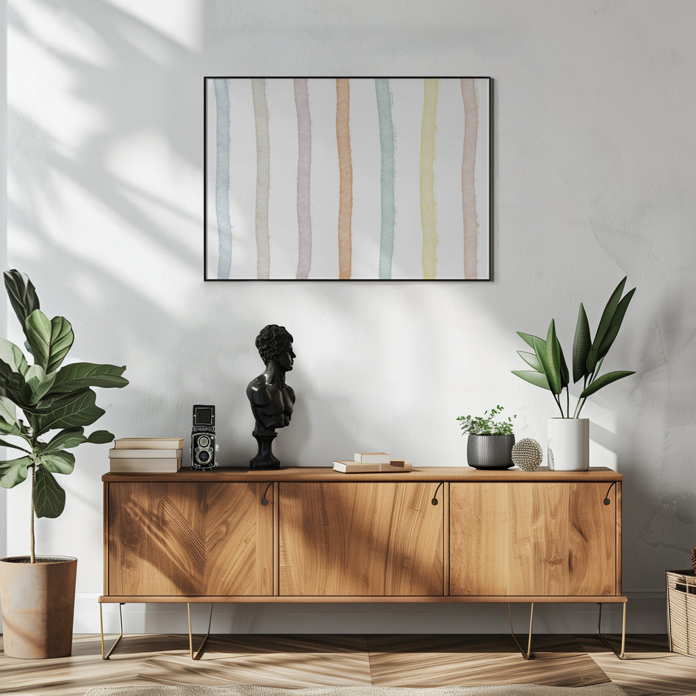 Bunte Linien | Poster