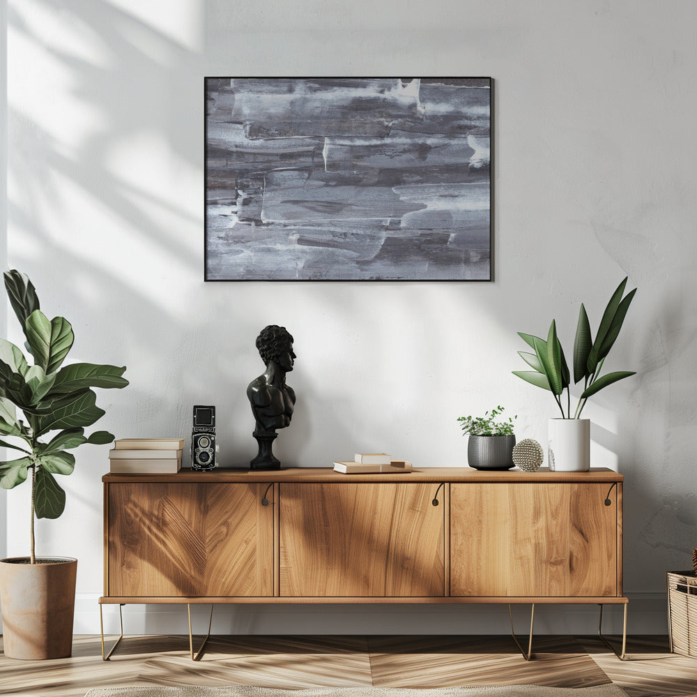 Monochrome Driftwood | Poster