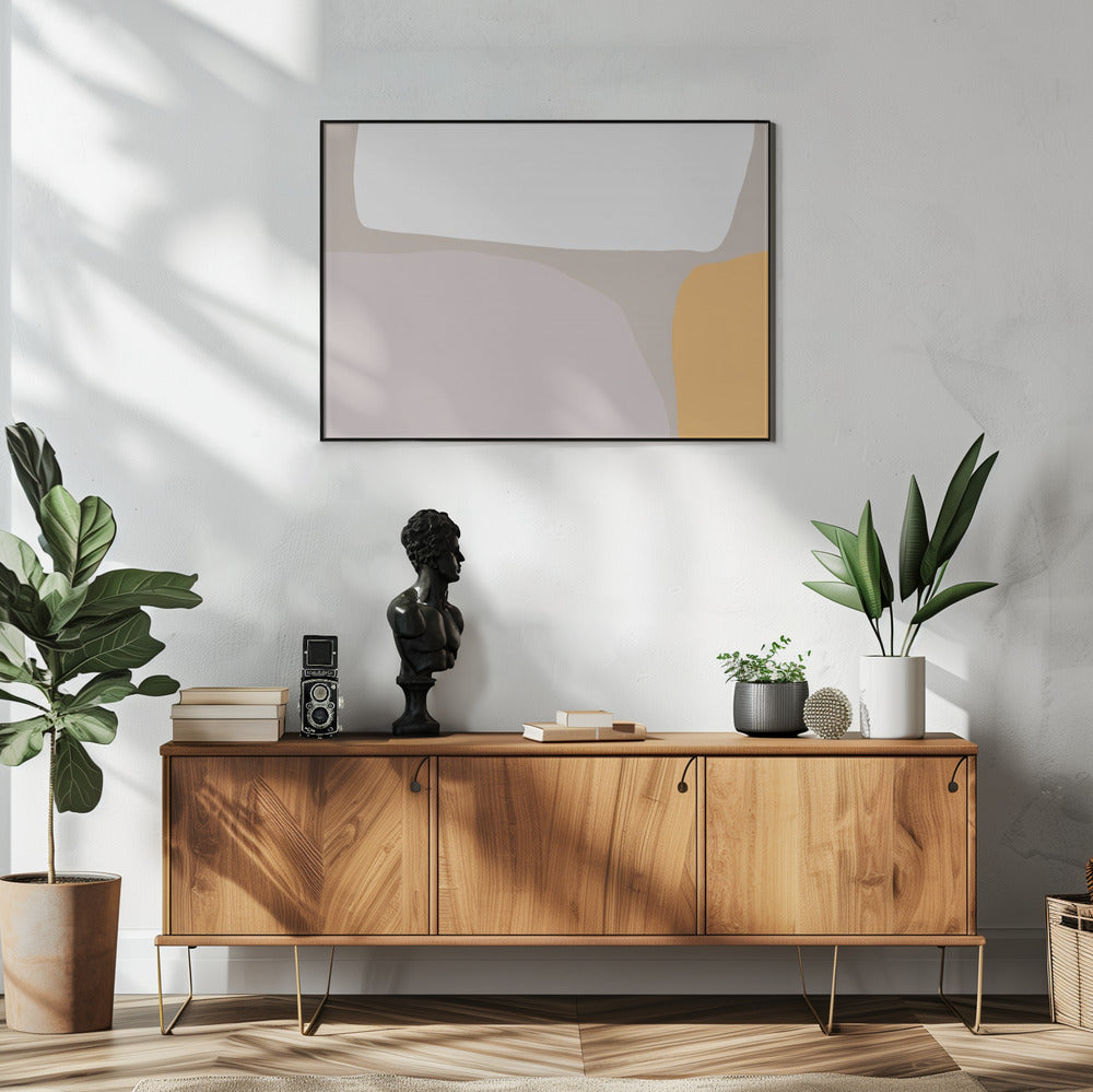 Sanfte geometrische Harmonie | Poster