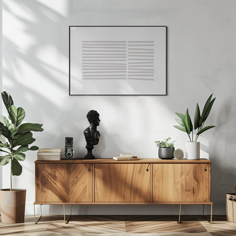 Graue Linien Symphonie | Poster