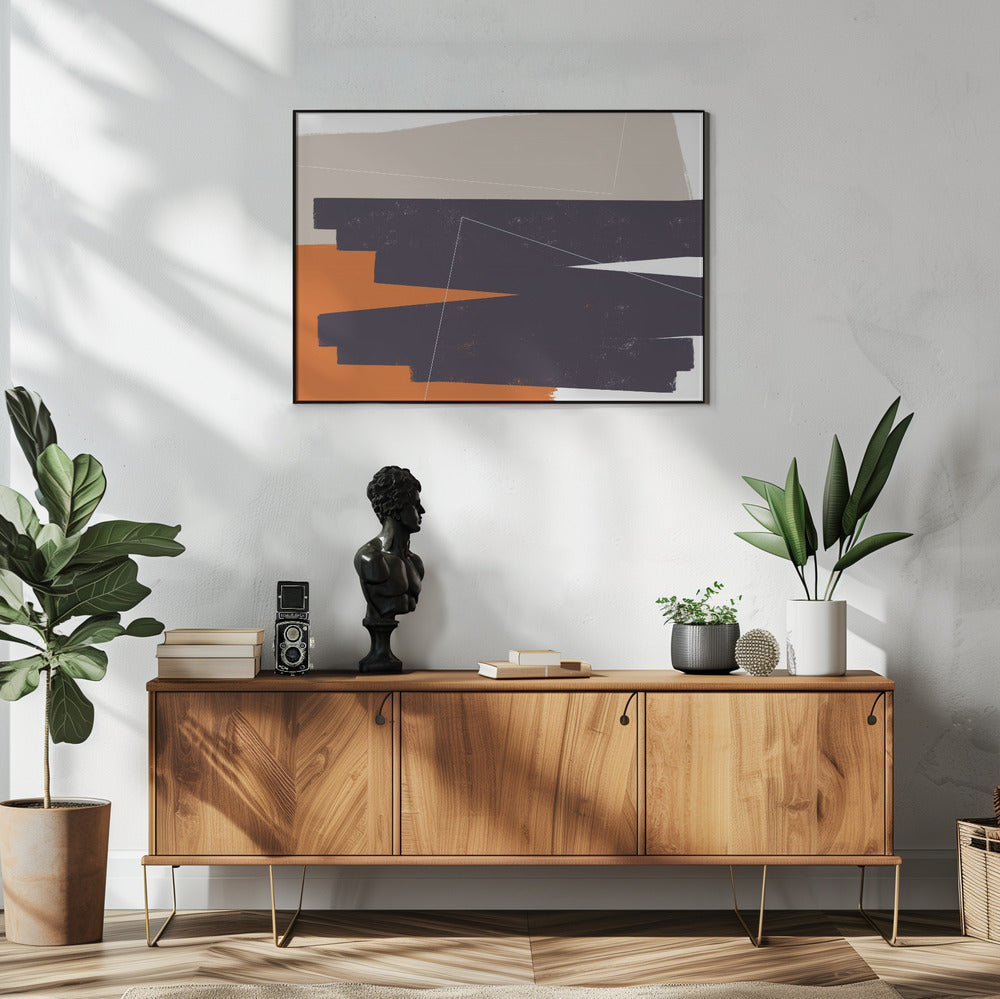 Geometrische Schichten | Poster