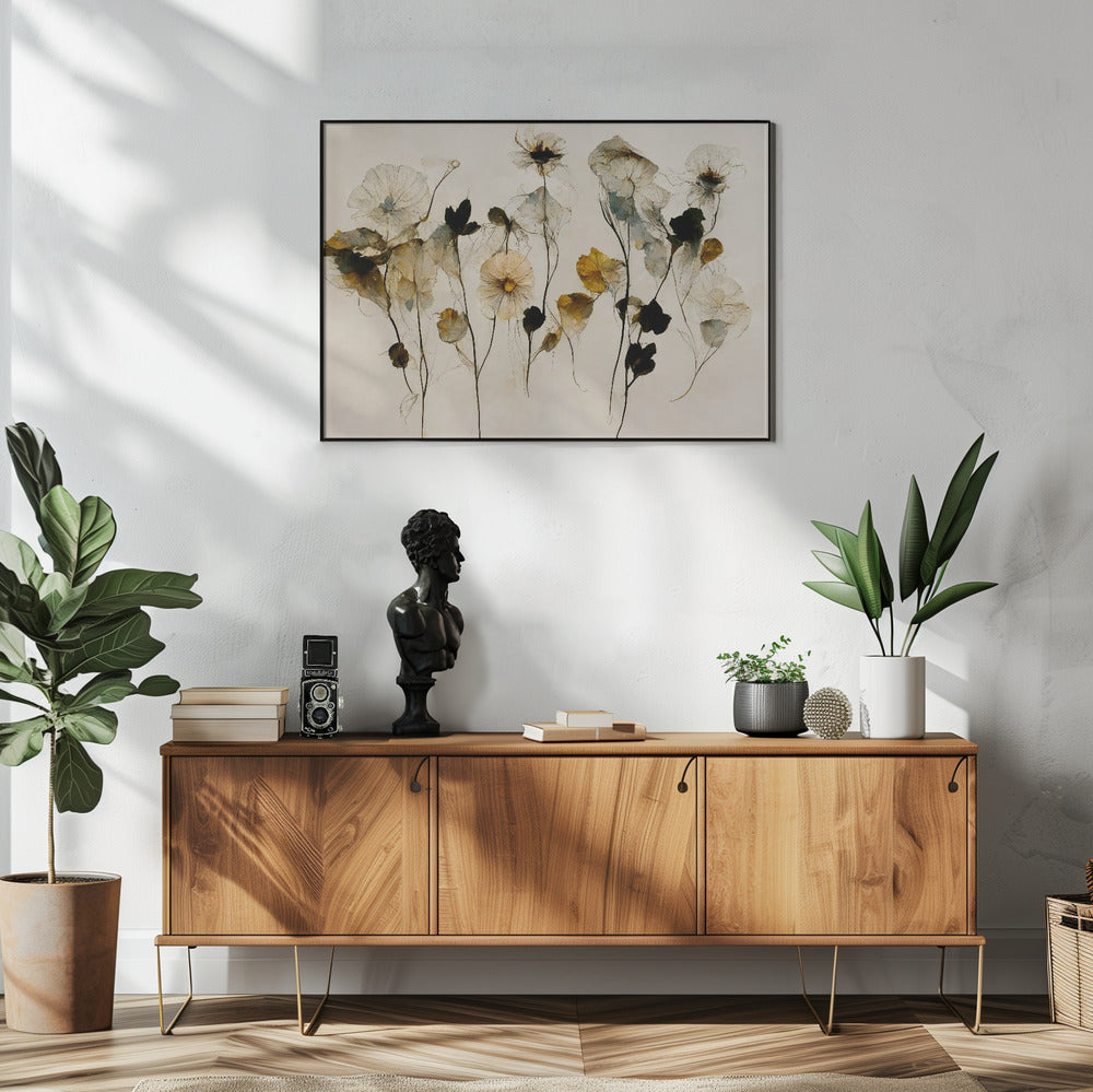 Schöne Trockenblumen | Poster