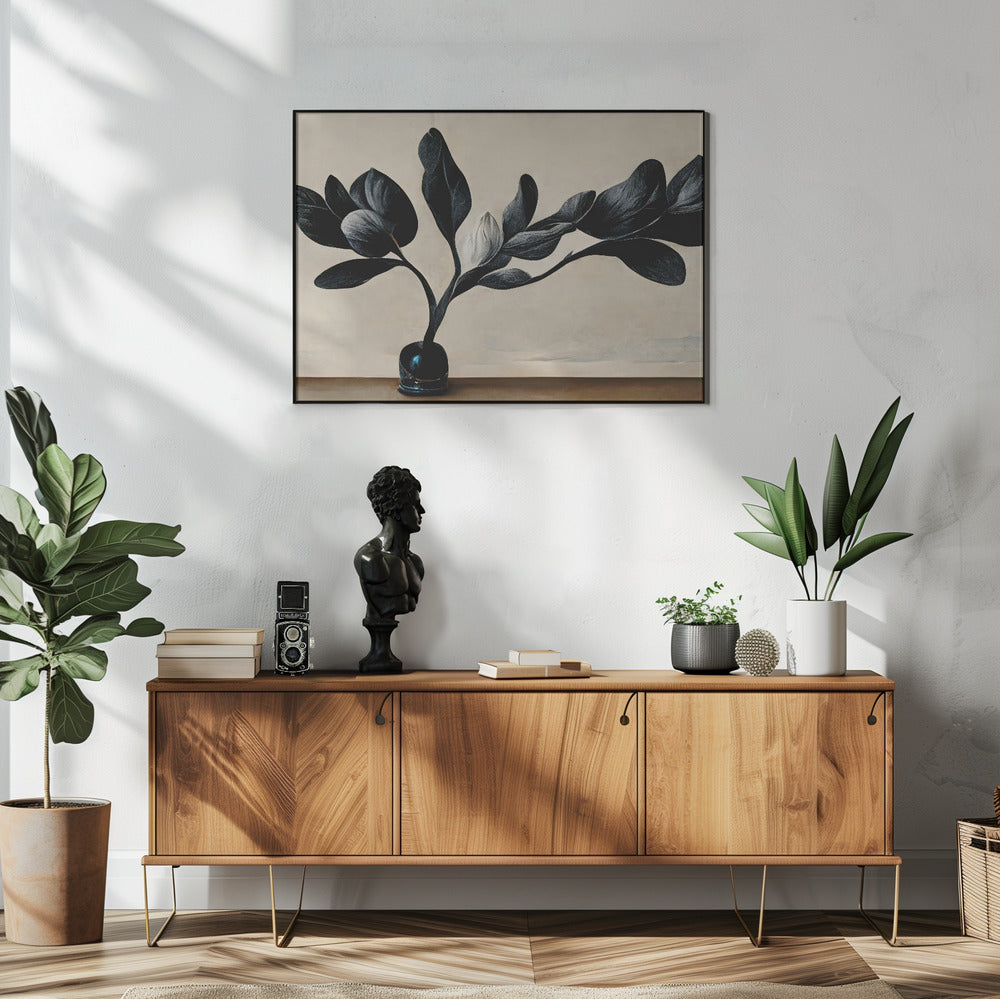 Schwarze Magnolie | Poster