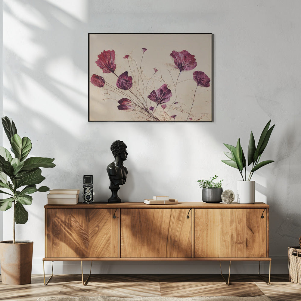 Crimson Bloom Dance | Poster