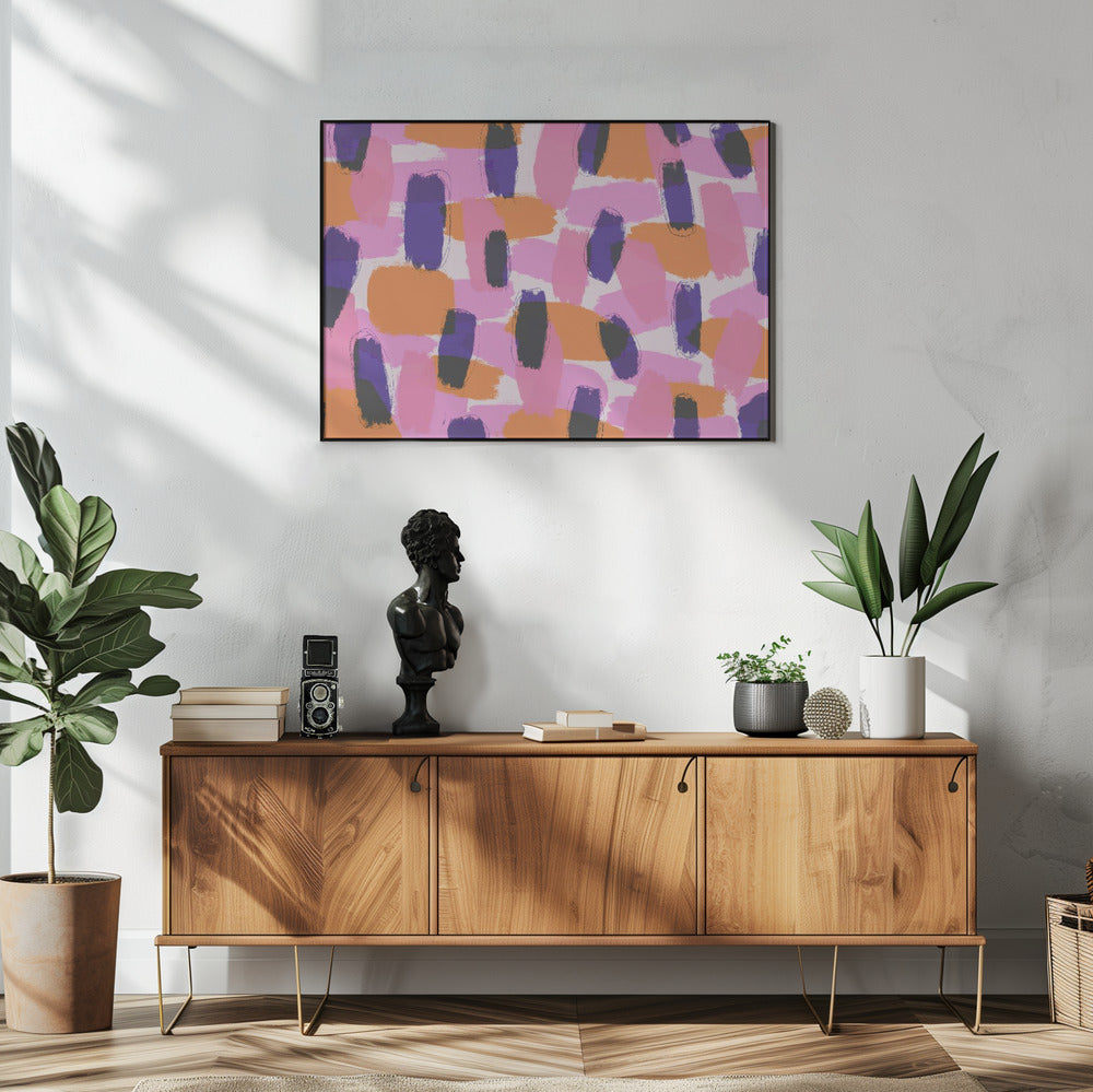 Bold Color Strokes | Poster