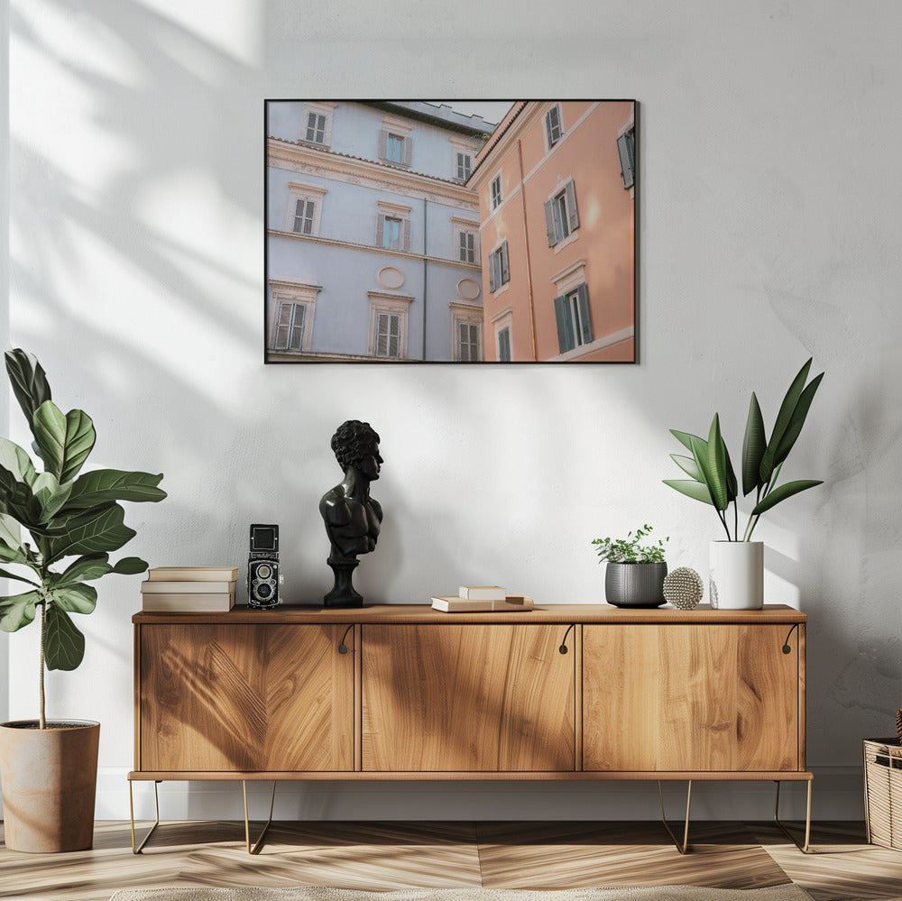 Trastevere in Lilac and Pink | Poster