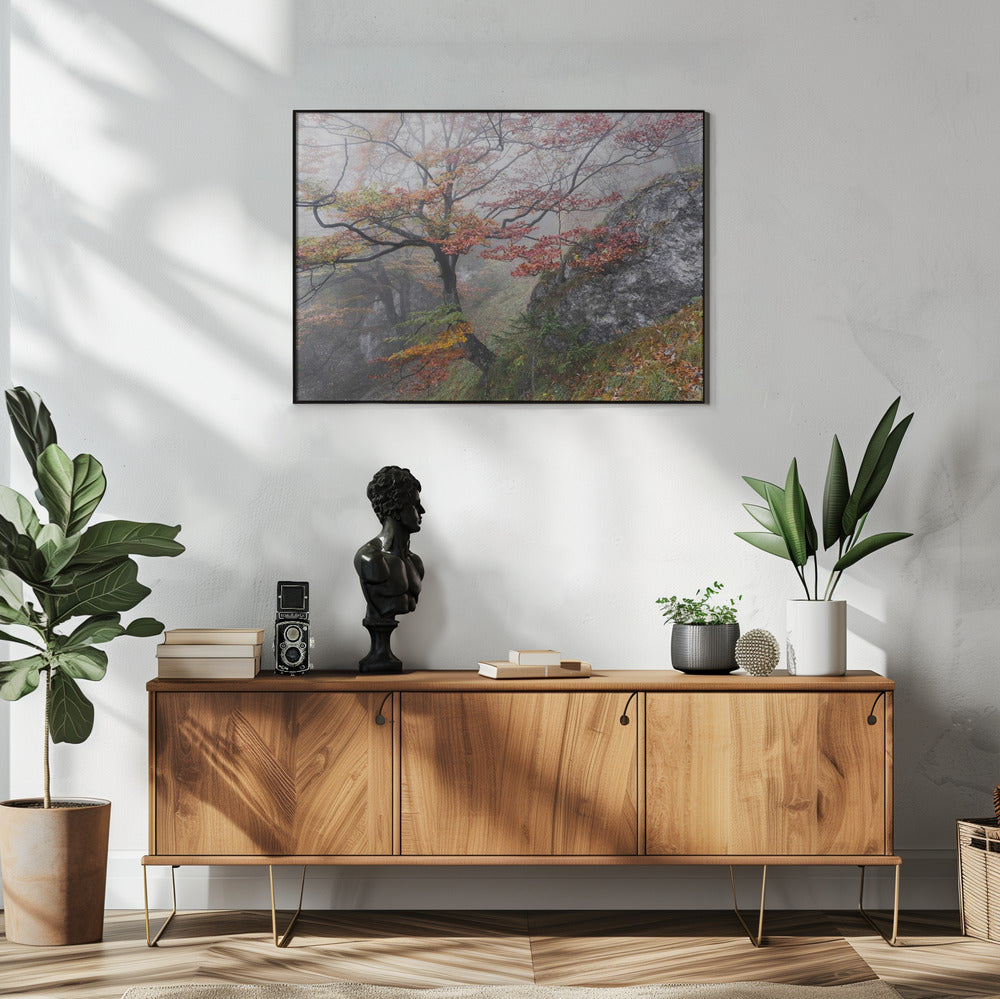 Nebliger Wald | Poster