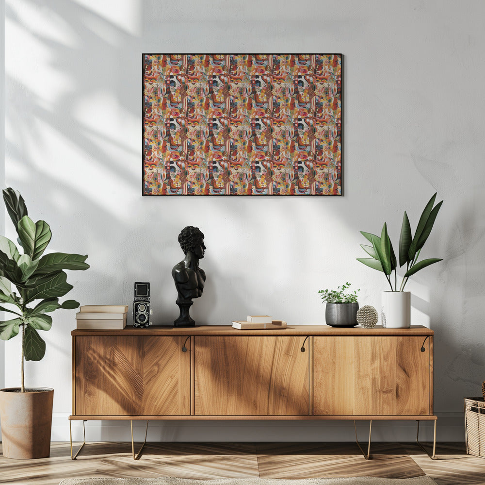 Vibrant Mosaic Flow | Poster