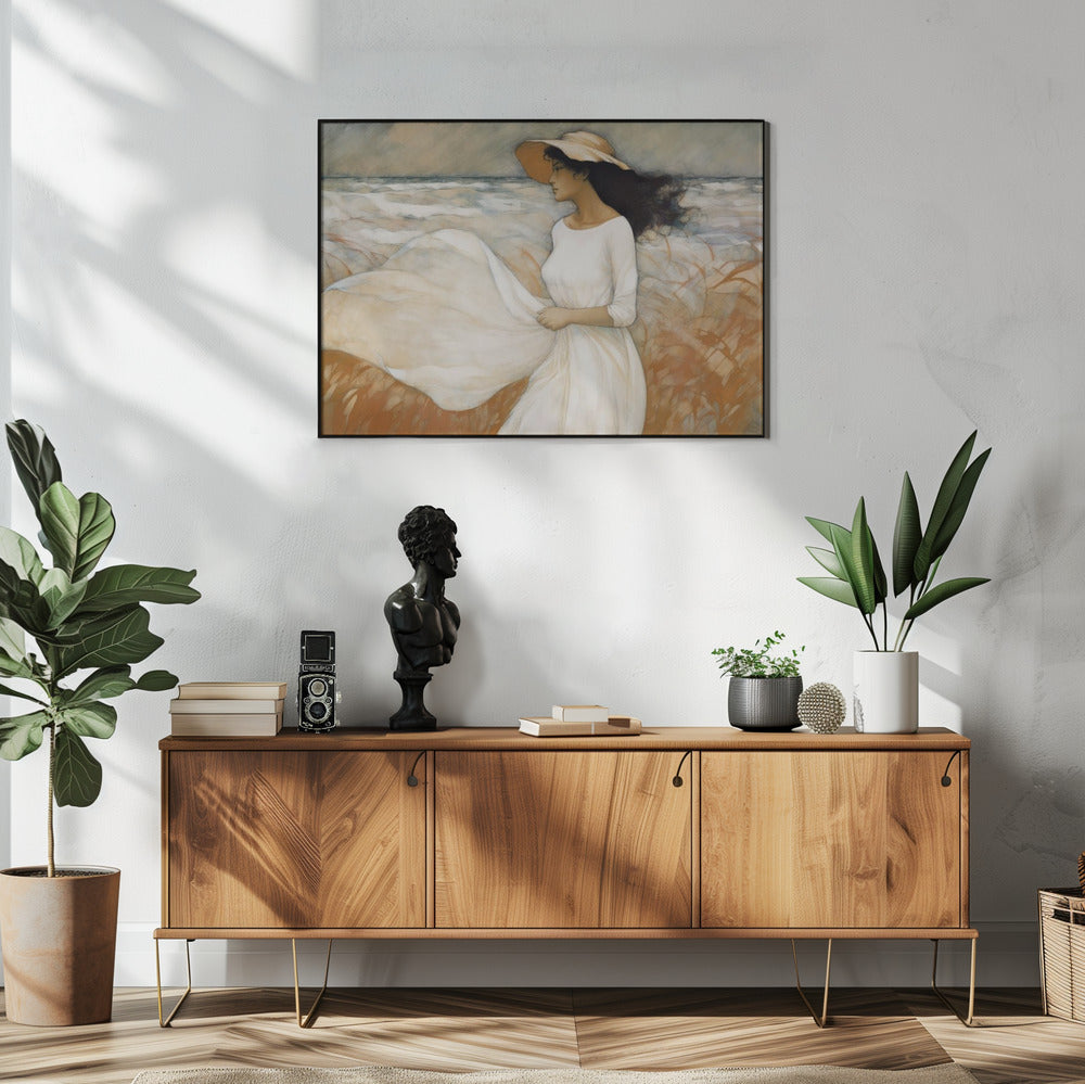 Breezy Shore Stroll | Poster