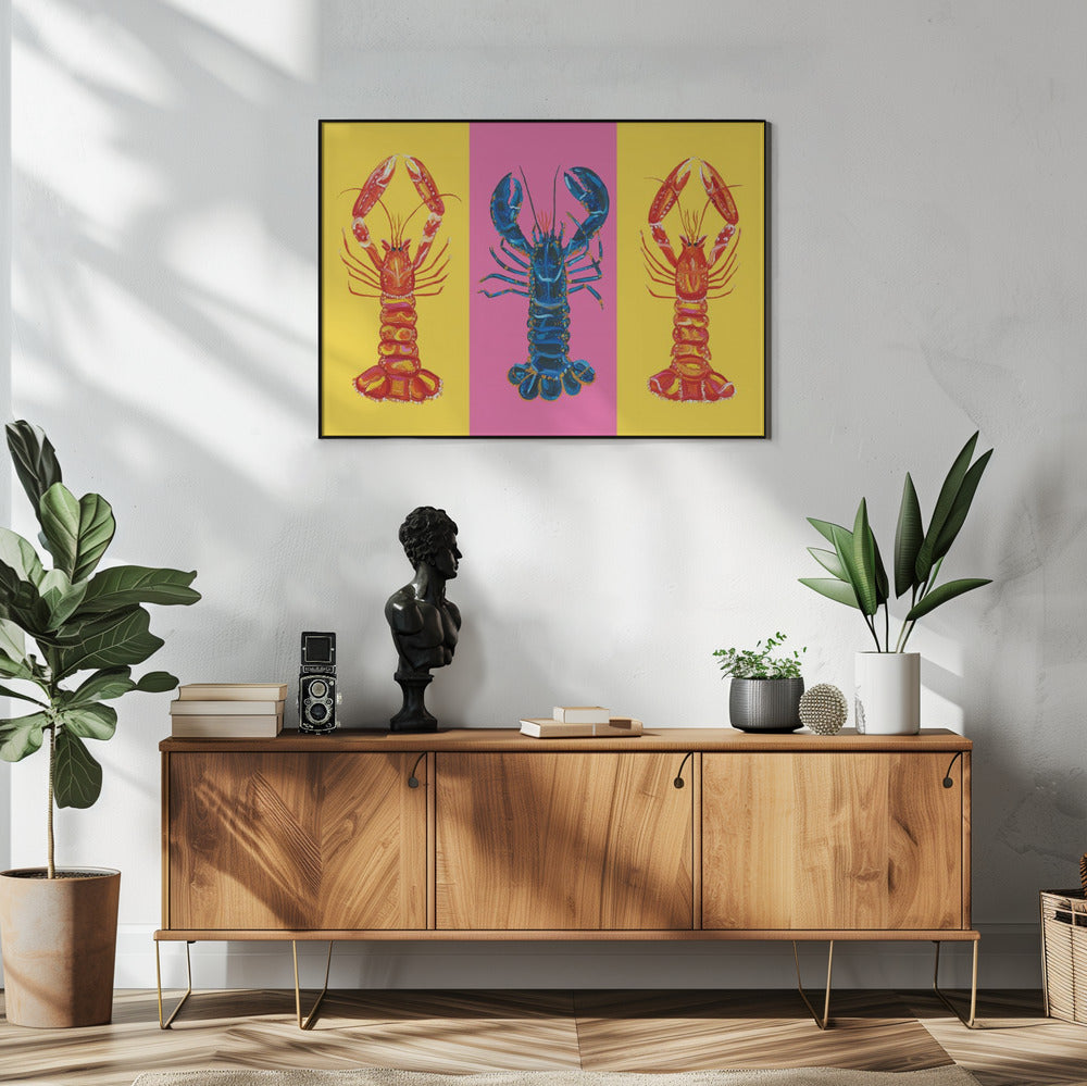 Hummer-Langustinen Pop Art 2 | Poster